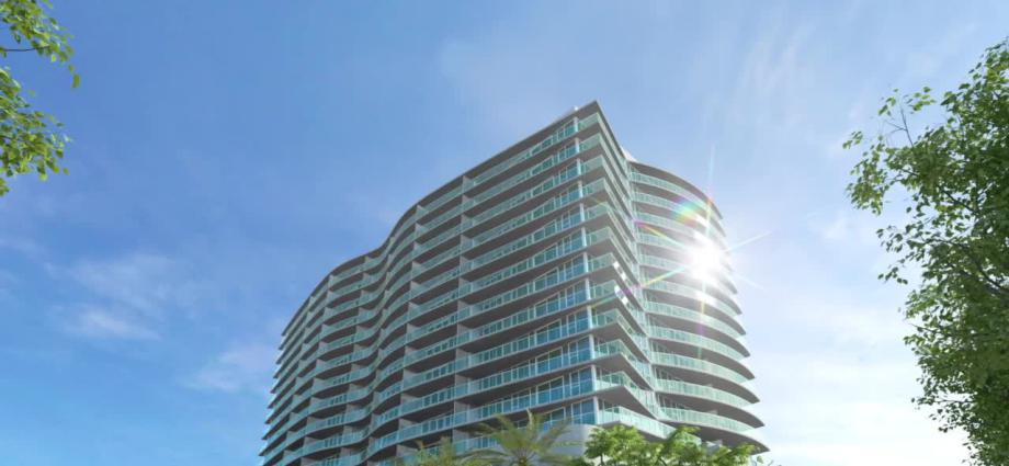Квартиры в новострое США по адресу 3300 Southeast 1st Street, Pompano Beach, FL
